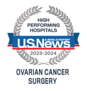 U.S. Ovarian Cancer Surgery badge - 2023-2024