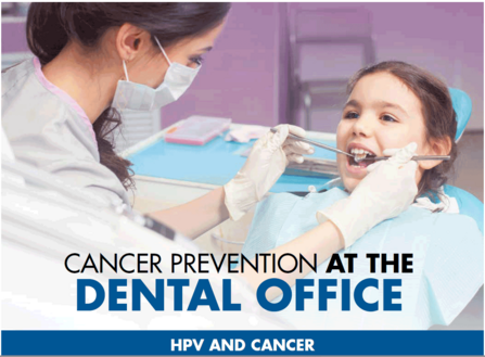 Cancer Prevention at the Dental Office graphic