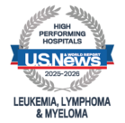 U.S. News Leukemia, Lymphoma, and Myeloma badge - 2025-2026