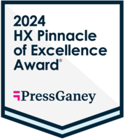 Press Ganey 2024 HX Pinnacle of Excellence Award®