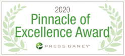 2020 Pinnacle of Excellence Award from Press Ganey