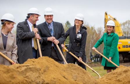 Groundbreaking for the D-H Manchester expansion.