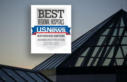 DHMC is number one in New Hampshire in US News's annual rankings