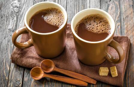 High-protein hot cocoa
