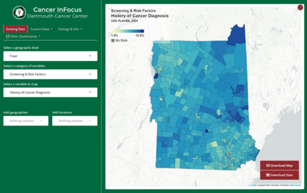 Cancer InFocus website screenshot