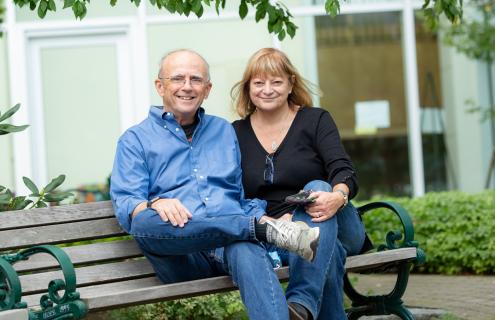 Kim Levitch and his wife, Nancy.