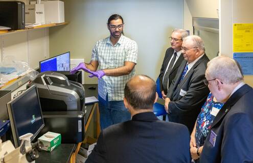 Cancer immunotherapy research lab