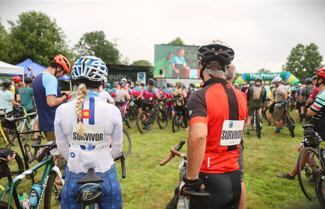 Gravel riders at the 2024 Prouty