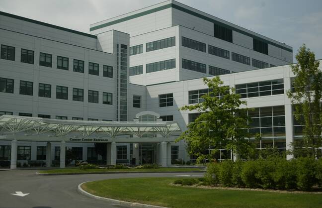 Entrance to the Dartmouth Cancer Center