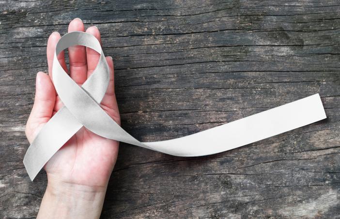 White awareness ribon